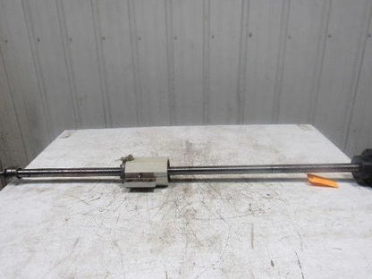 Mitsubishi 49" Z Axis Ball Screw Assembly From a M55K EDM