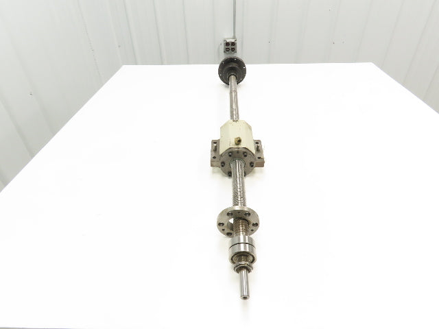 Mitsubishi X Axis Ball Screw Assembly 28mm Screw 5mm Pitch 24" Travel