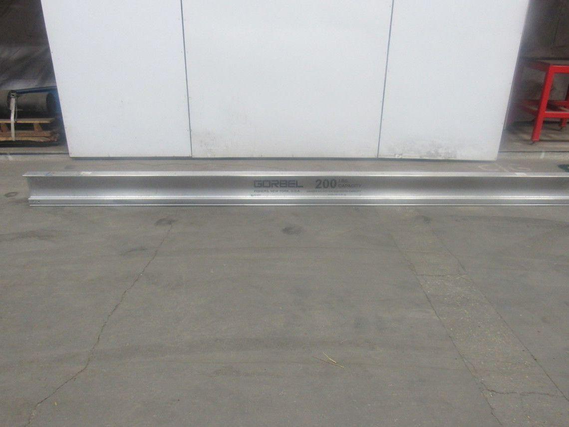 Gorbel Monorail 14' Aluminum Enclosed Runway Beam Track 200lb Capacity