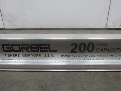 Gorbel Monorail 14' Aluminum Enclosed Runway Beam Track 200lb Capacity