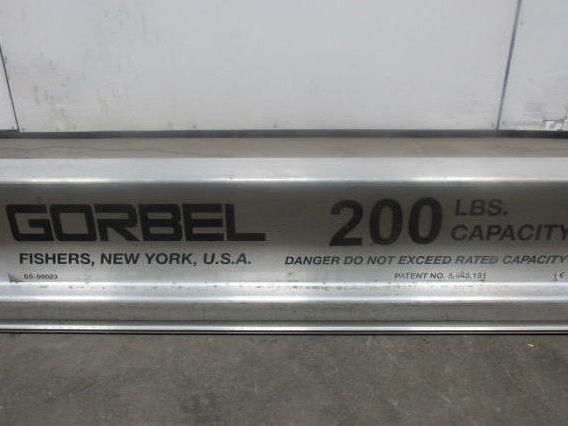 Gorbel Monorail 14' Aluminum Enclosed Runway Beam Track 200lb Capacity