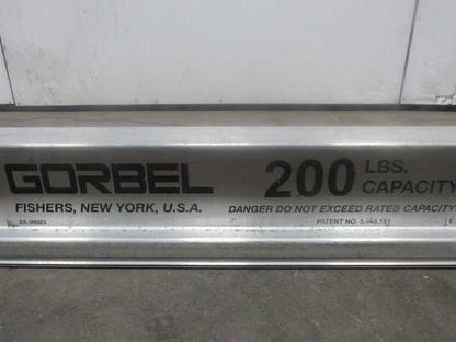 Gorbel Monorail 14' Aluminum Enclosed Runway Beam Track 200lb Capacity