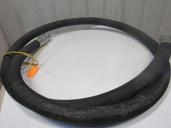 Manuli Harvester 2T 2" ID x 16' Hydraulic Hose 1160 psi WP W/Connector Fittings