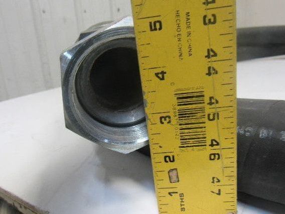 Manuli Harvester 2T 2" ID x 16' Hydraulic Hose 1160 psi WP W/Connector Fittings