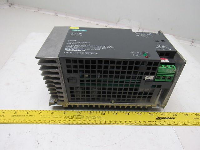 Siemens 6EP1434-1SH01 Sitop Power 10 Power Supply In 400-500V Out 24VDC 10A