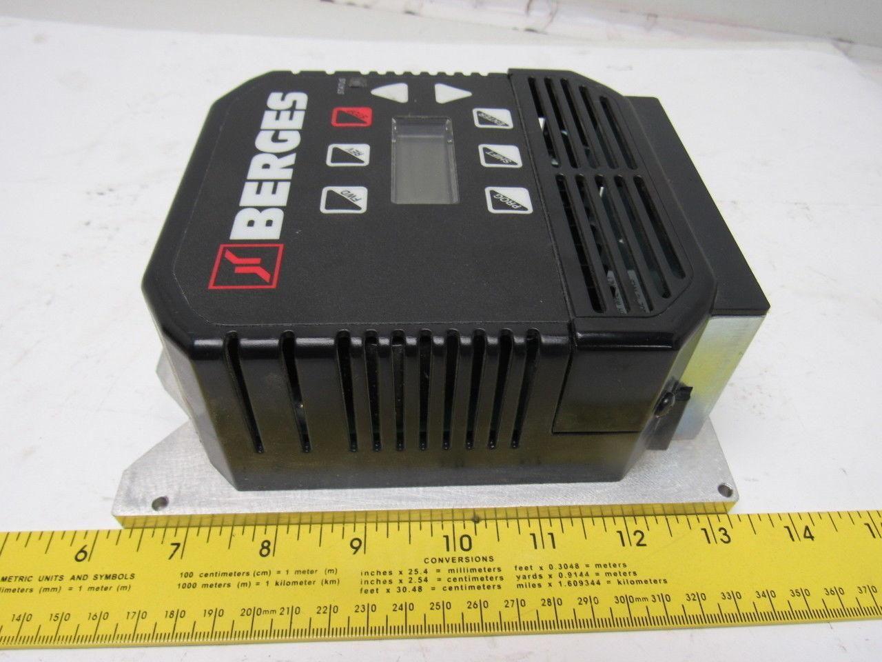 Berges ACP 3300-7B Variable Frequency Inverter Drive 1Hp