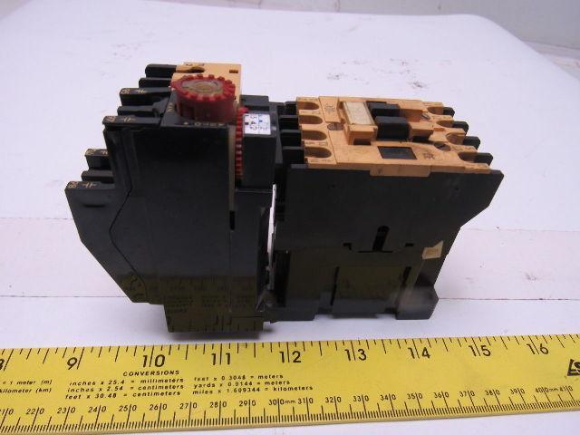 Allen Bradley 100-A09ND3 Relay W/120V Coil & 193-BSB42 2.8-4.2A Overload