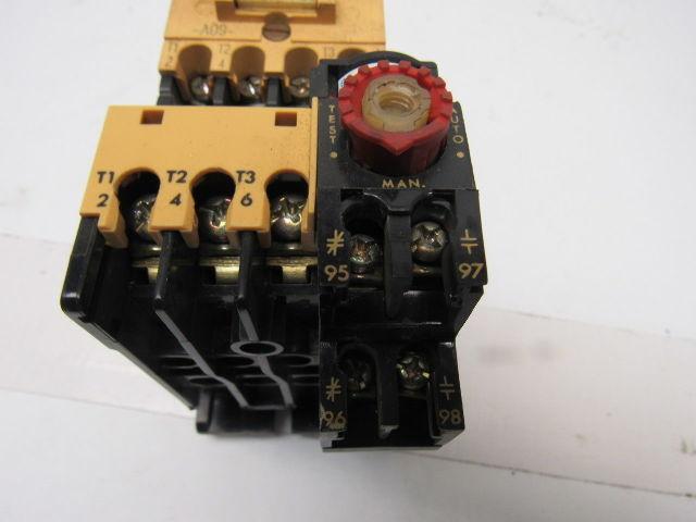 Allen Bradley 100-A09ND3 Relay W/120V Coil & 193-BSB42 2.8-4.2A Overload