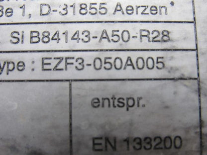 Lenze EZF3-050A005 RFI Line Filter 500V 3x50A 50/60Hz