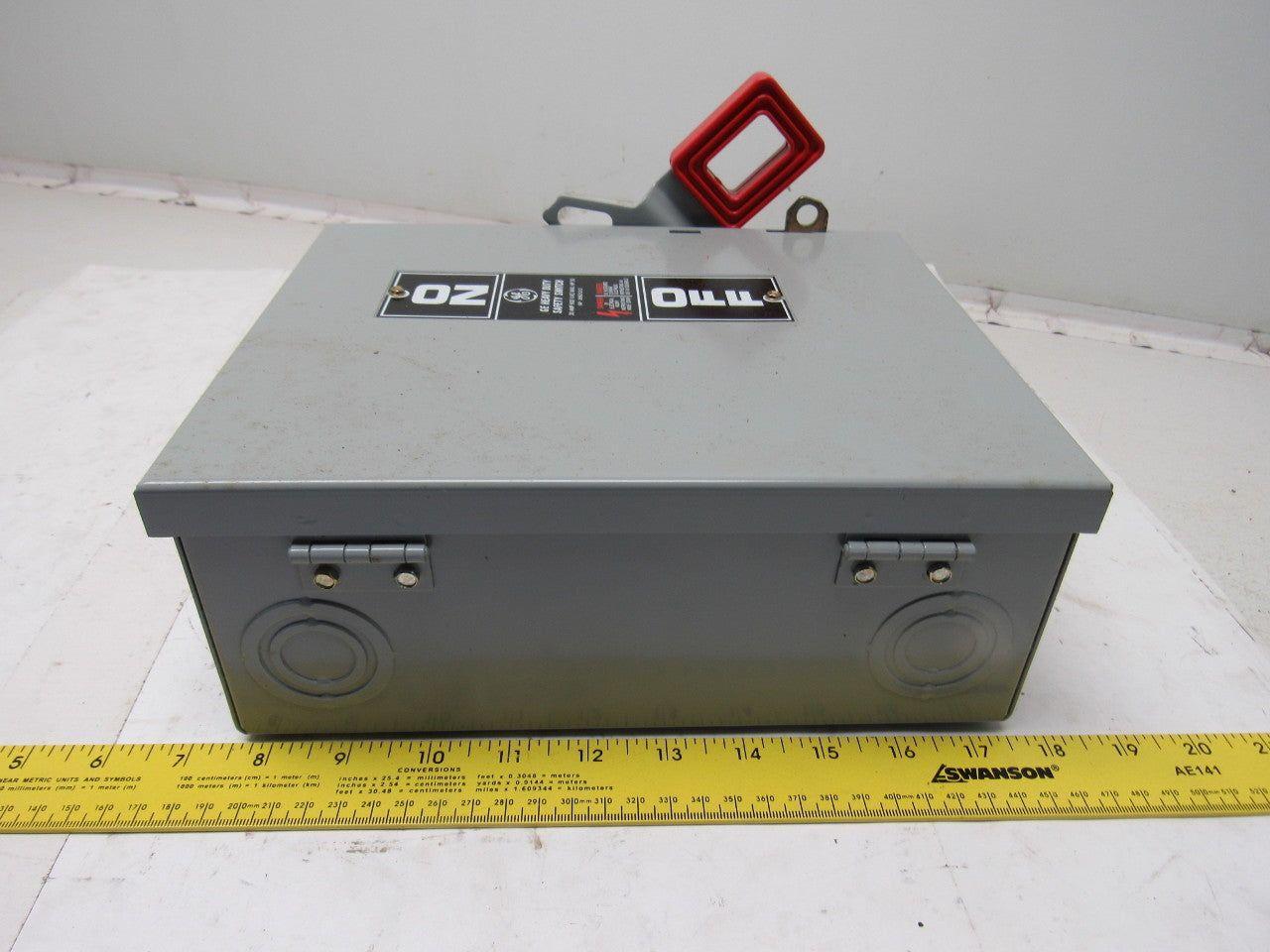 General Electric THN3361 Model 7 600V 30A  Non-Fusible Disconnect Safety Switch