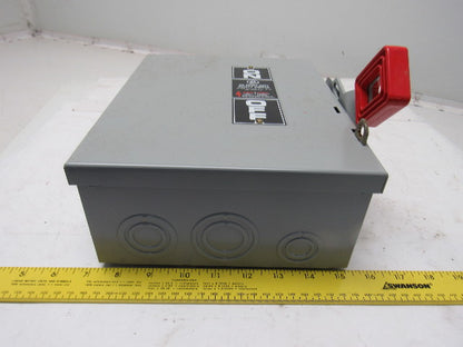 General Electric THN3361 Model 7 600V 30A  Non-Fusible Disconnect Safety Switch