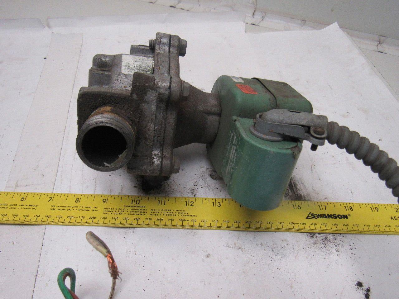 ASCO Red-Hat JB8042C45 Solenoid Valve 1" NPT 120V 20PSI