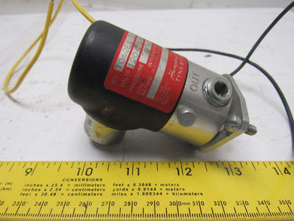 Humphrey T062E1 3 10 36 80 JB Solenoid Valve 0-125PSI 120V 50/60Hz 1/4" NPT