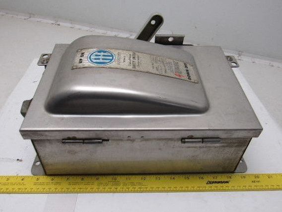 ITE NF352SS 600V 60A Stainless Steel Non Fused Stainless Steel Safety Switch