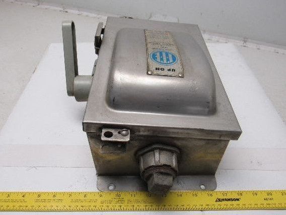 ITE NF352SS 600V 60A Stainless Steel Non Fused Stainless Steel Safety Switch