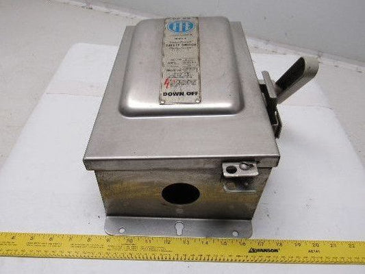ITE NF352SS 600V 60A Stainless Steel Non Fused Stainless Steel Safety Switch