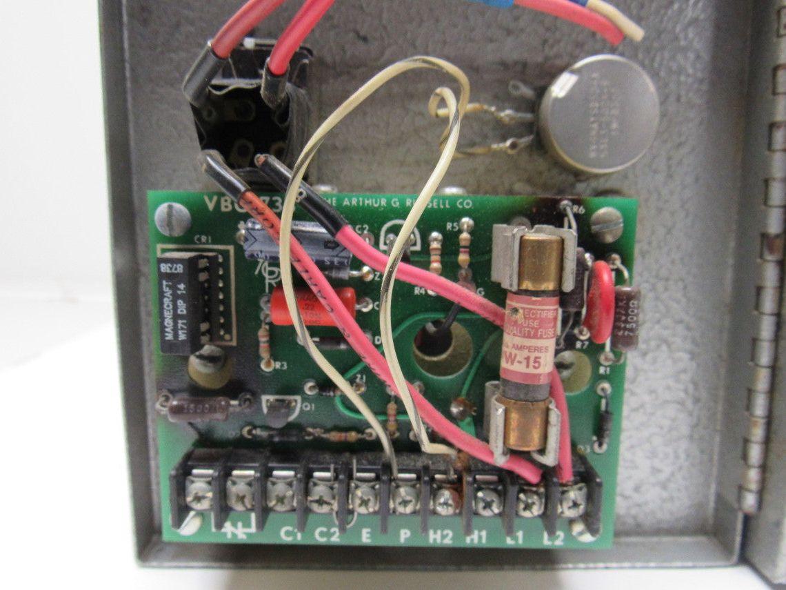 Arthur Russell VBC-73S VFC Controller Board Assembly W/Enclosure