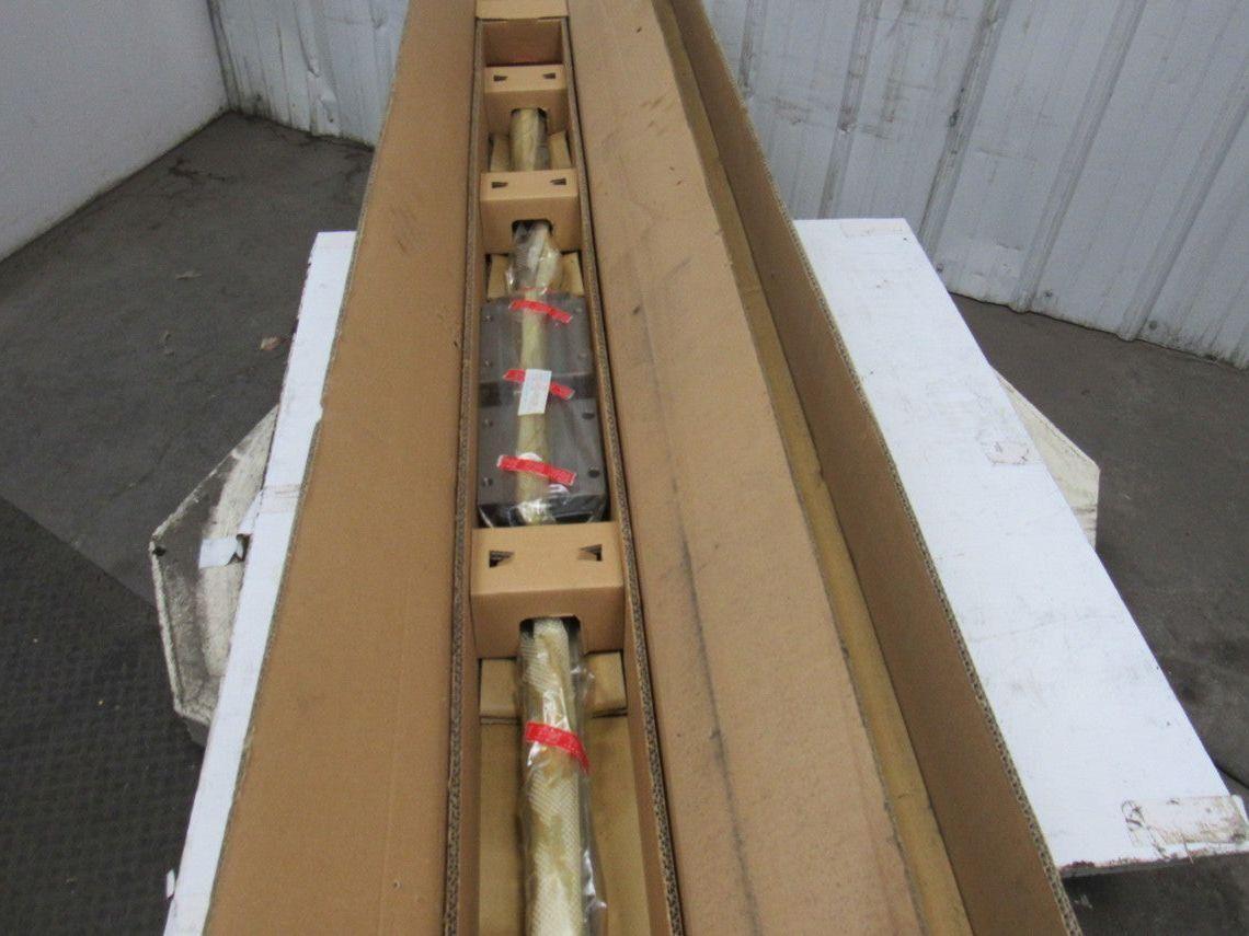 THK HR55LB1GSSC0S/LA1GSSCOS+1956LP11 2 Linear Bearing Blocks W/77" Rail Lot of 2