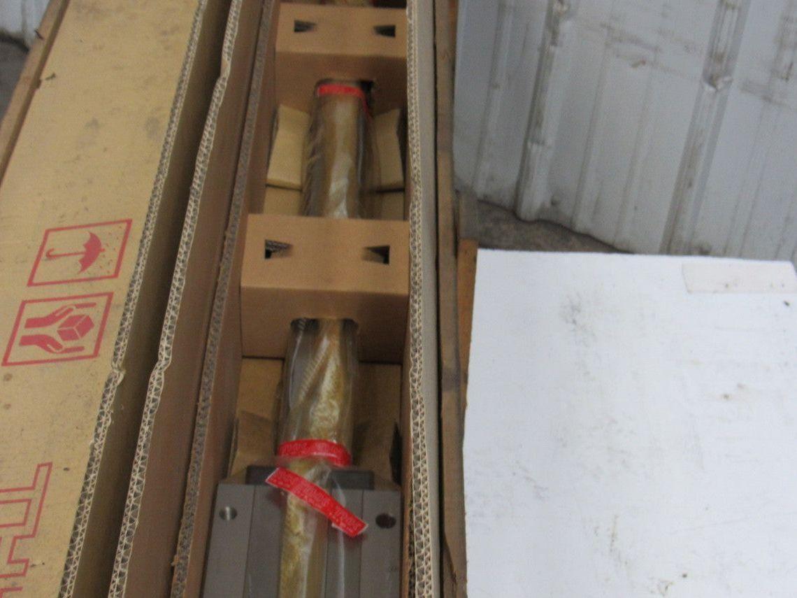 THK HR55LB1GSSC0S/LA1GSSCOS+1956LP11 2 Linear Bearing Blocks W/77" Rail Lot of 2