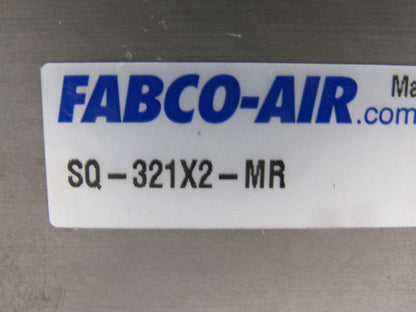 FABCO-AIR SQ-321X2-MR Compact Double Acting Pneumatic Cylinder 2" Stroke