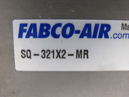 FABCO-AIR SQ-321X2-MR Compact Double Acting Pneumatic Cylinder 2" Stroke