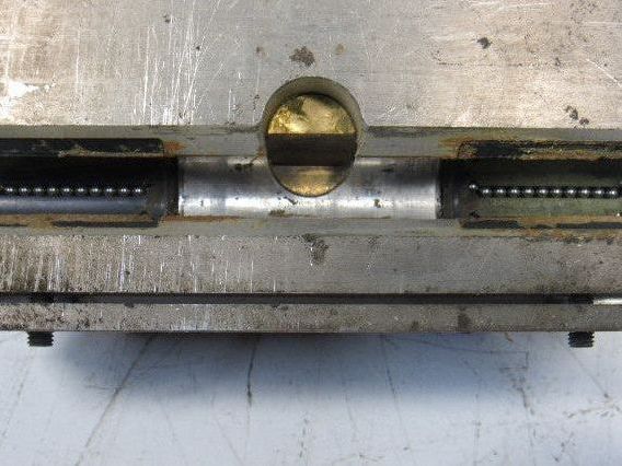 Weeke BP12 22mm Linear Rod Bearing Shuttle With Integrated Air Stop