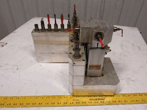 Weeke BP12 22 Position Main Drill Head Tool Holder Assembly From CNC Router
