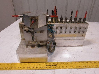 Weeke BP12 22 Position Main Drill Head Tool Holder Assembly From CNC Router