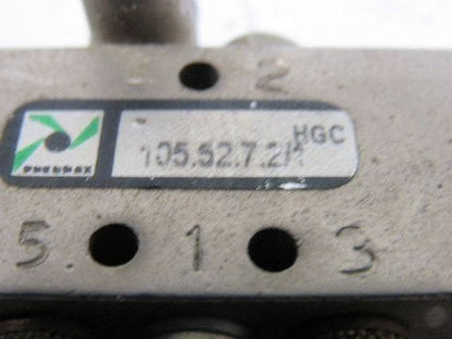 Pneumax 105.52.7.2/1 Pneumatic Push Button 22mm Momentary Contact Spring Return