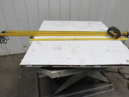 STI MiniSafe-B MS4364B-2 Safety Light Curtain Receiver & Transmitter Set 64"