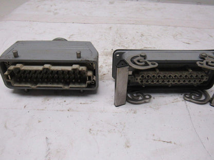 Weidmuller HDC HE 24MS & HDC HE 24FS 24 Pin Connector Male & Female W/Housings