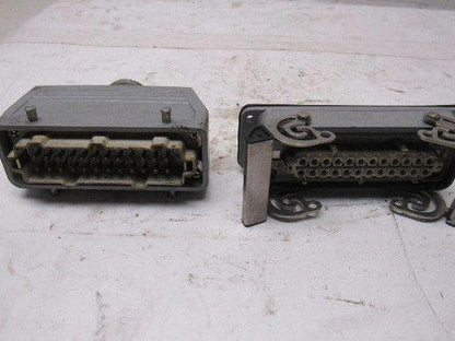 Weidmuller HDC HE 24MS & HDC HE 24FS 24 Pin Connector Male & Female W/Housings