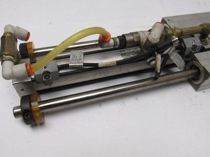 PHD SEC23x8-GI-J2-M-P-B-H4 Pneumatic Linear Slide 8" Stroke 23mm Bore