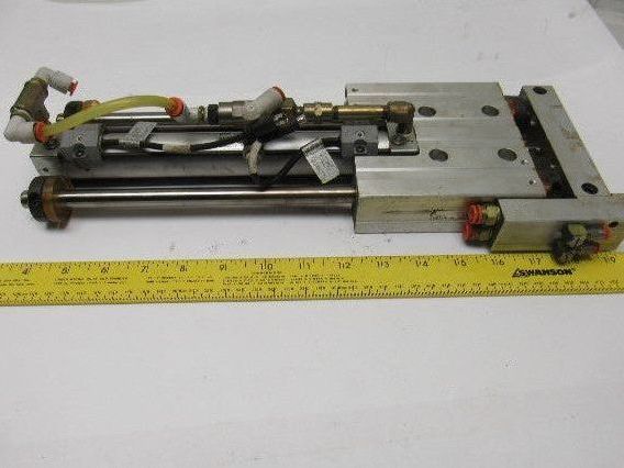 PHD SEC23x8-GI-J2-M-P-B-H4 Pneumatic Linear Slide 8" Stroke 23mm Bore