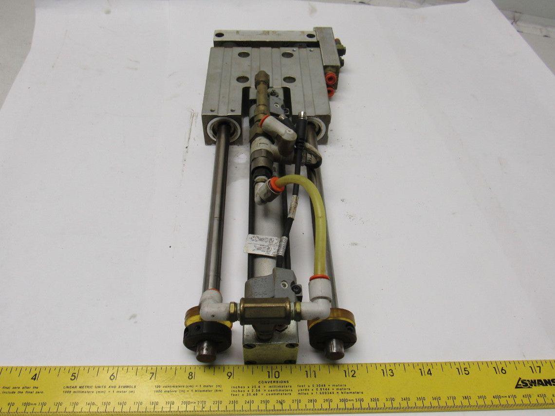 PHD SEC23x8-GI-J2-M-P-B-H4 Pneumatic Linear Slide 8" Stroke 23mm Bore