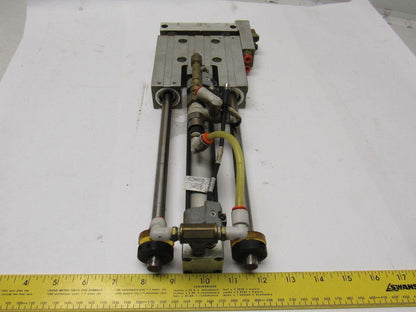 PHD SEC23x8-GI-J2-M-P-B-H4 Pneumatic Linear Slide 8" Stroke 23mm Bore