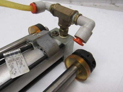 PHD SEC23x8-GI-J2-M-P-B-H4 Pneumatic Linear Slide 8" Stroke 23mm Bore