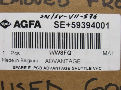AGFA SE+59394001 Assy 3008826 Shuttle Vacuum Sensor Circuit Board PCB