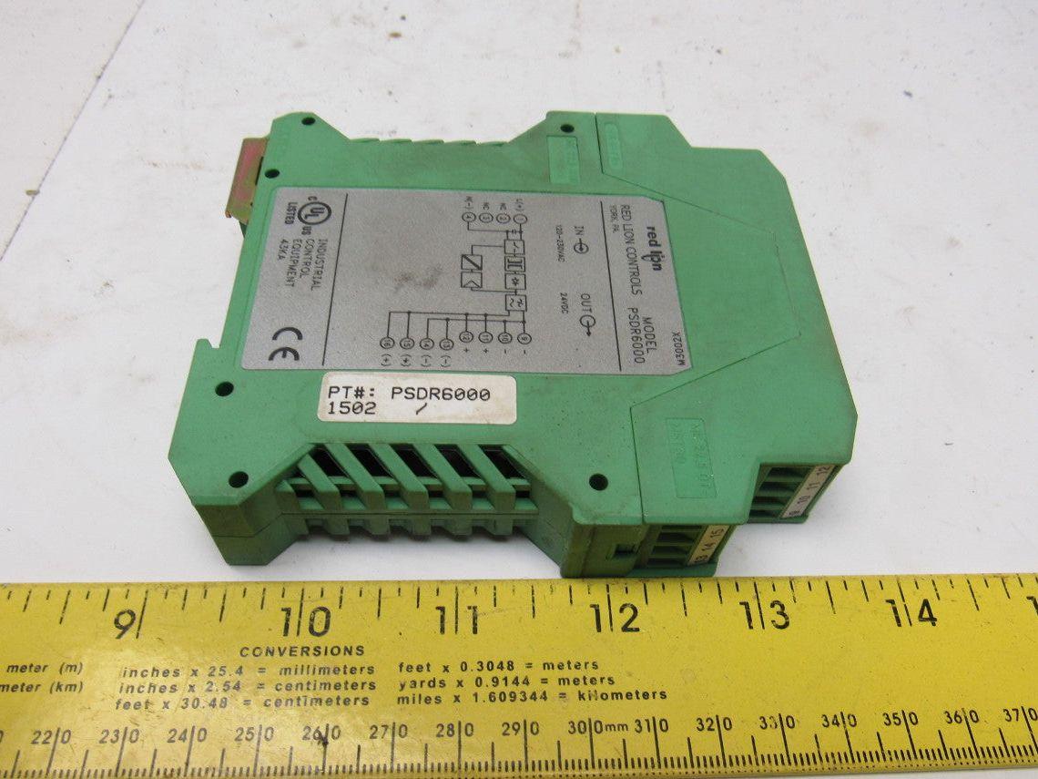 Red Lion PSDR6000 120-230V Input 24VDC Output Signal Conditioner Power Supply