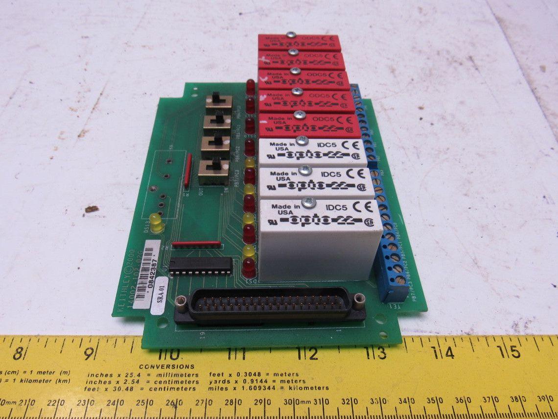 Keithley SRA-01 8 Channel Solid State I/O Module Accessory Board
