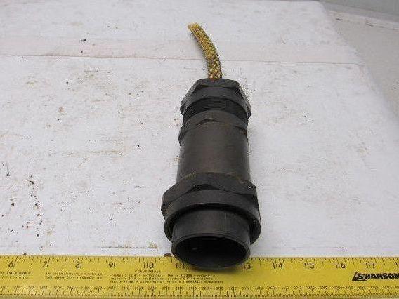 Round 2.1425" (54.50mm) Solder 16 Pin Male Cord Body Connector Amphenol Style