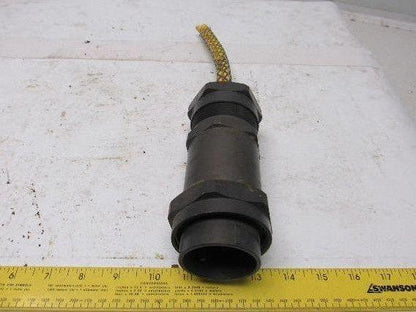 Round 2.1425" (54.50mm) Solder 16 Pin Male Cord Body Connector Amphenol Style