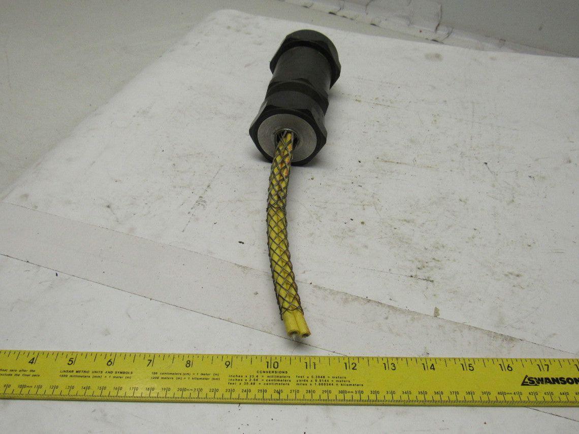 Round 2.1425" (54.50mm) Solder 16 Pin Male Cord Body Connector Amphenol Style