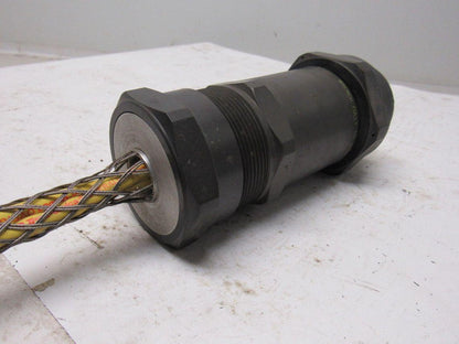 Round 2.1425" (54.50mm) Solder 16 Pin Male Cord Body Connector Amphenol Style