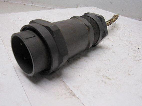 Round 2.1425" (54.50mm) Solder 16 Pin Male Cord Body Connector Amphenol Style