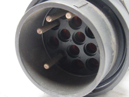 Round 2.1425" (54.50mm) Solder 16 Pin Male Cord Body Connector Amphenol Style