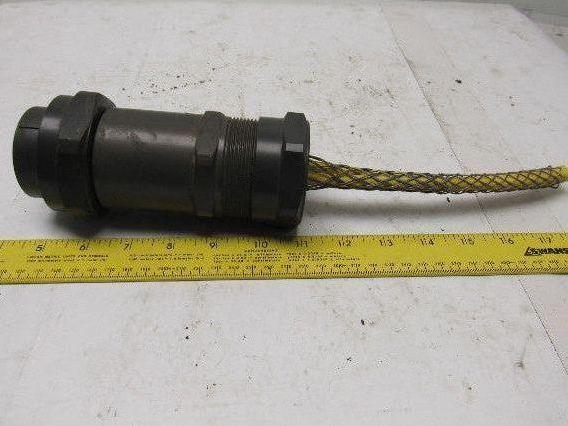 Round 2.1425" (54.50mm) Solder 16 Pin Male Cord Body Connector Amphenol Style