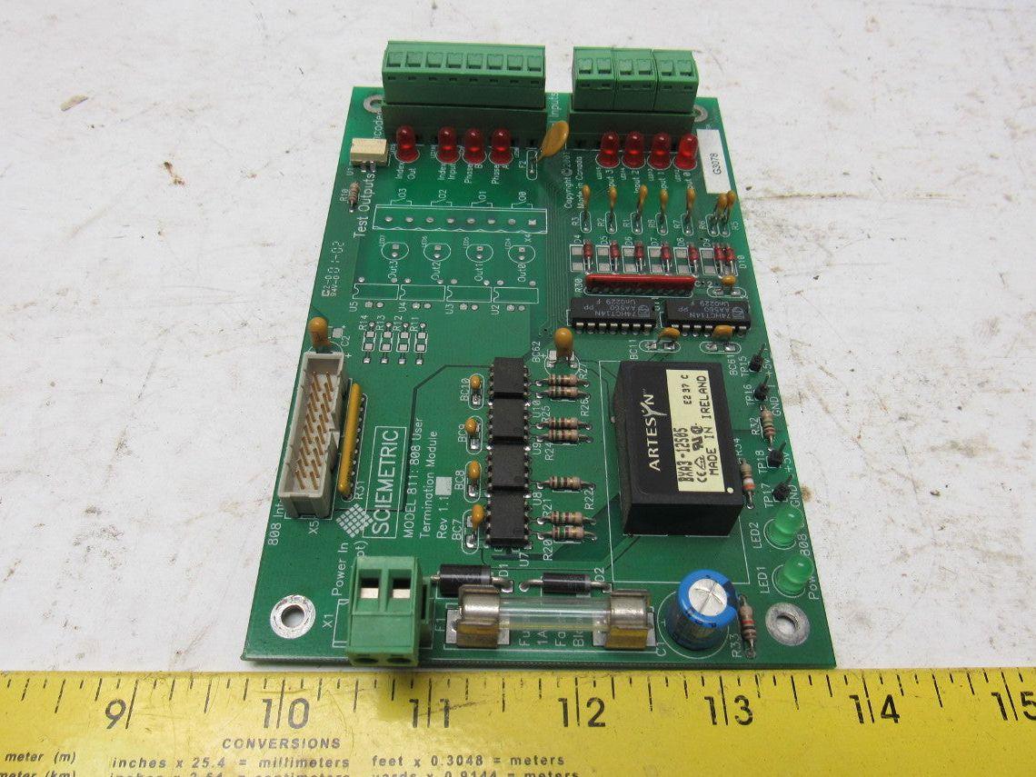 Sciemetric Model 811 Rev 1.1 808 User Termination Module