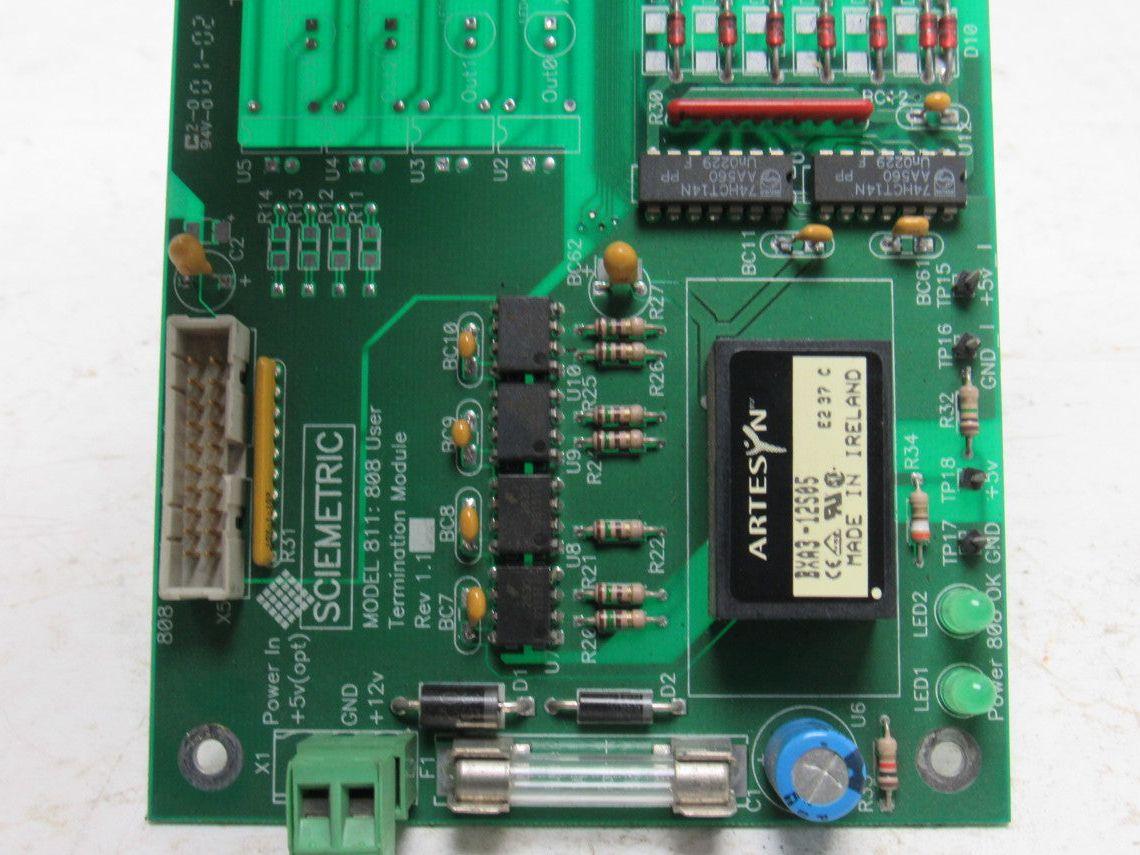 Sciemetric Model 811 Rev 1.1 808 User Termination Module