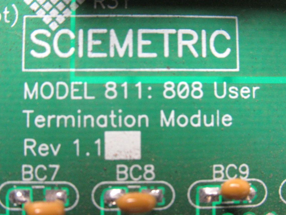 Sciemetric Model 811 Rev 1.1 808 User Termination Module